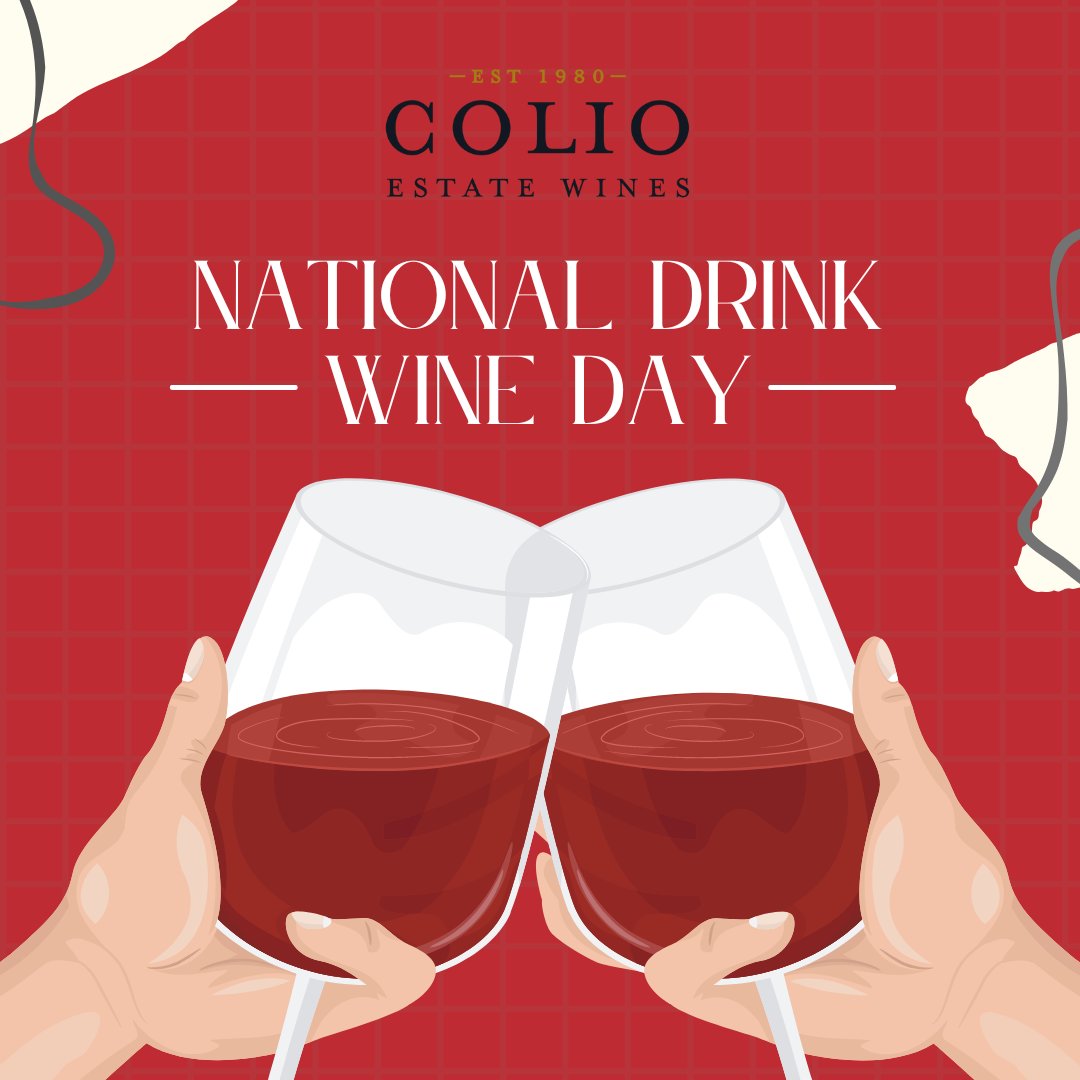 Today is National Wine Day 🍷

WINE not celebrate with some of your favourite Colio wine?

#NationalWineDay #wineday #love #happy #wine #redwine #whitewine #drinks #coliowine #colio