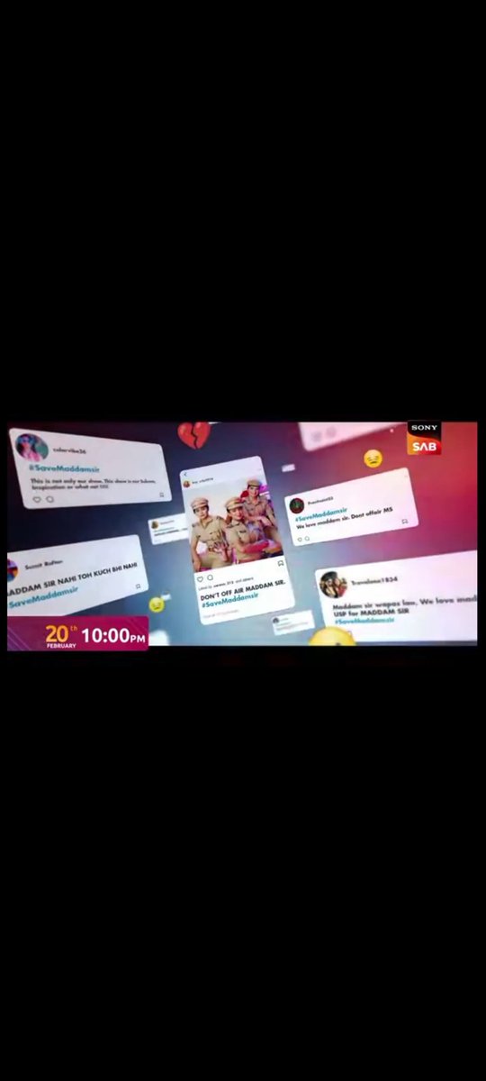 SSMaddamSri's tweet photo. 😖We want Maddam Sir 😭🙏Really Sony SAB our heart's 💔
Please try to understand ourfeelings and our pain #wewantmaddamsir
#wewantmaddamsirwiththesamecast 
#wesupportgulkijoshi 
#weneedmaddamsir
#Demandonmaddamsir
#savemaddamsir 
#donotoffairmaddamsir
#welovemaddamsir
#MaddamSir https://t.co/7yDWRtHdwK