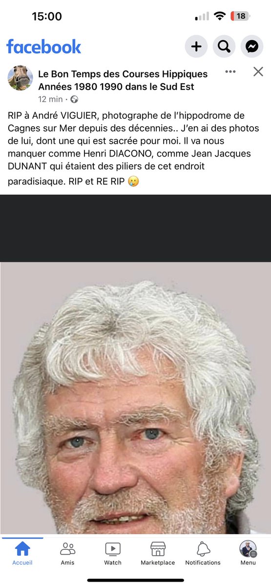 simon_jay__'s tweet photo. André Viguier, le célèbre photographe de Cagnes, s’est éteint… À part Michel Mossé, il ne reste malheureusement plus beaucoup de légendes des courses de Cagnes de l’époque 
RIP😢 https://t.co/xtop4mYWRK