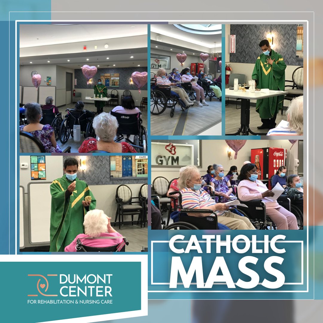 Our faith is very important here at Dumont Center. ✝️

Today, the residents enjoyed Catholic Mass with Father Peter. ❤️

#CatholicMass #SpiritualLife #DumontCenter
