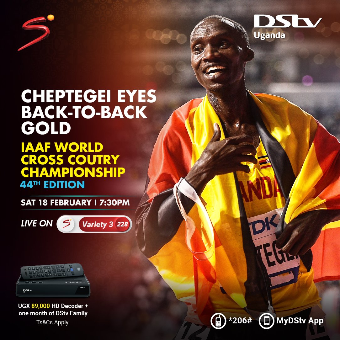 DStv Uganda on Twitter "Watch our very own Joshua Cheptegei as he