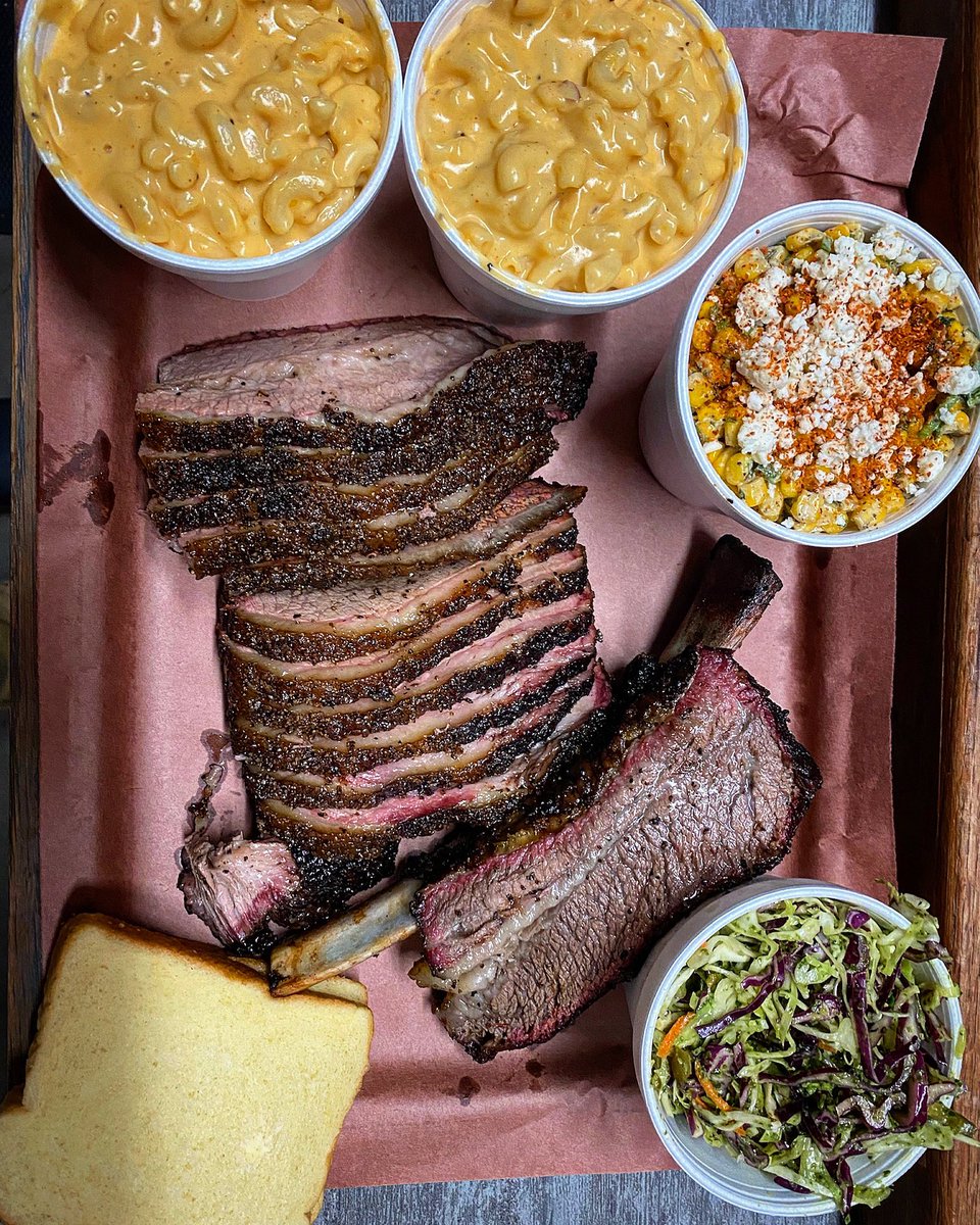 The question to ponder on Saturdays: brisket, or beef ribs? The answer? YES. Monster Dino beef ribs &amp; big kahuna burgers on special, open 11-8pm or sold out. Call 254-848-8200 to preorder. #saltpepperandawholelottaprayer #tmbbqtop50