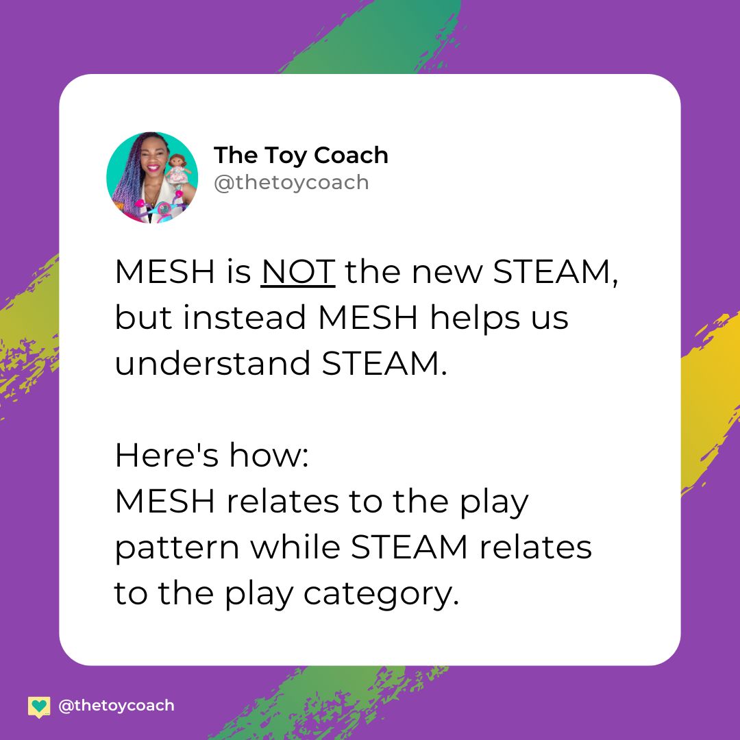 This was such an incredible *aha* moment on this week's podcast episode. If you haven't listened to it yet, you're doing yourself a disservice. ✨✨ thetoycoach.com/podcast ✨✨ #thetoycoach @thetoycreatorsacademy #meshtoys #steamtoys #stemtoys #startuplife