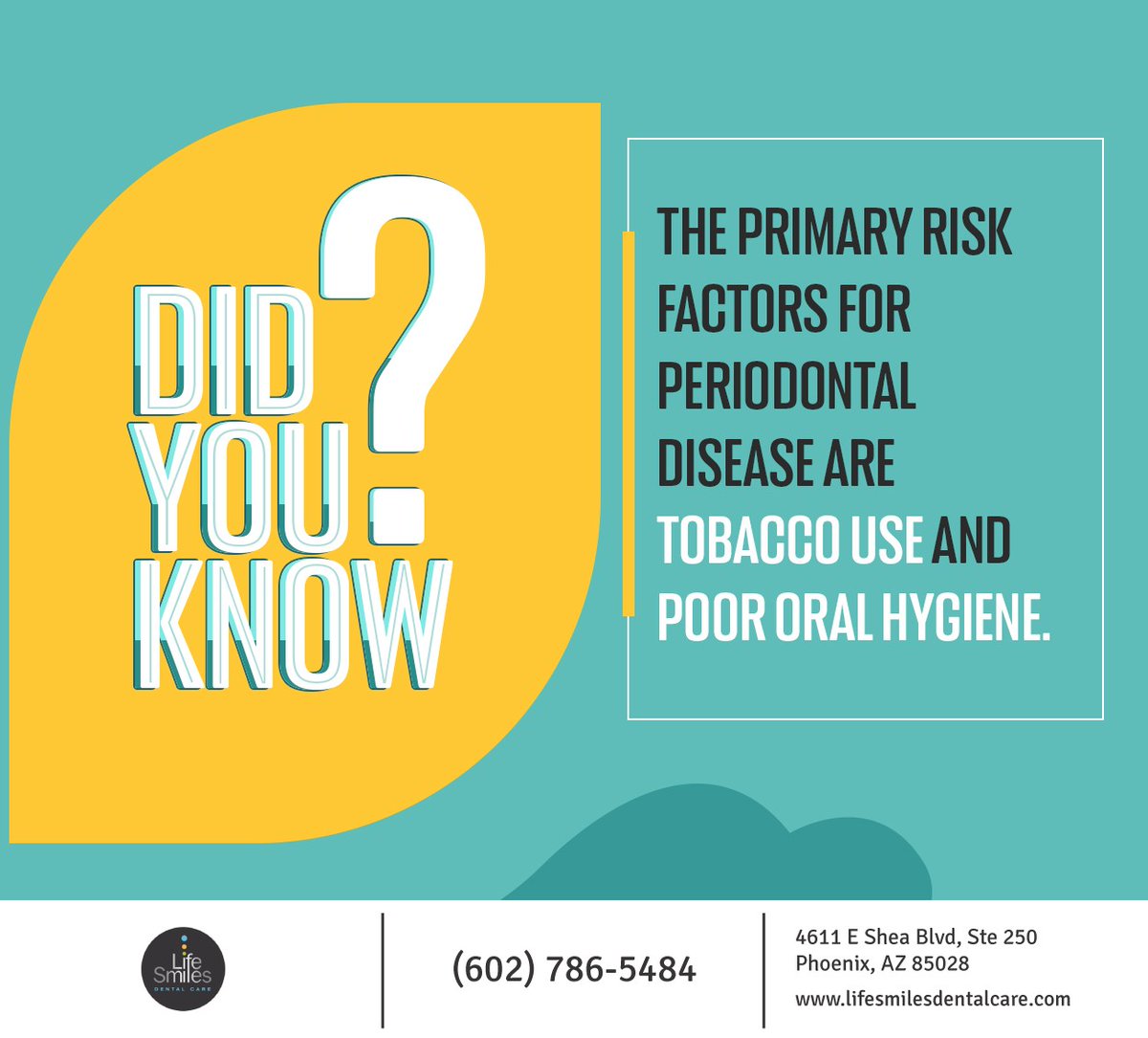 How’s your oral hygiene? In addition to #brushing and #flossing every day, good oral hygiene involves regular professional dental cleanings. Schedule yours now: lifesmilesdentalcare.com #oralhygiene #phoenix #arizona #lifesmilesdentalcare