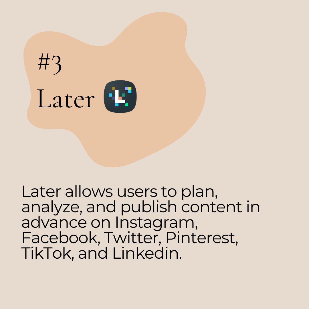 KSCollective_'s tweet photo. Does managing multiple social media accounts feel daunting? Later makes it easy with its managing tools. Follow along for the rest of the Top Social Media Management Tools series! #SocialMediaTools #MarketingTools #SocialMediaMarketing #SocialMediaPlanning #BusinessTools https://t.co/3eQMN31fRg