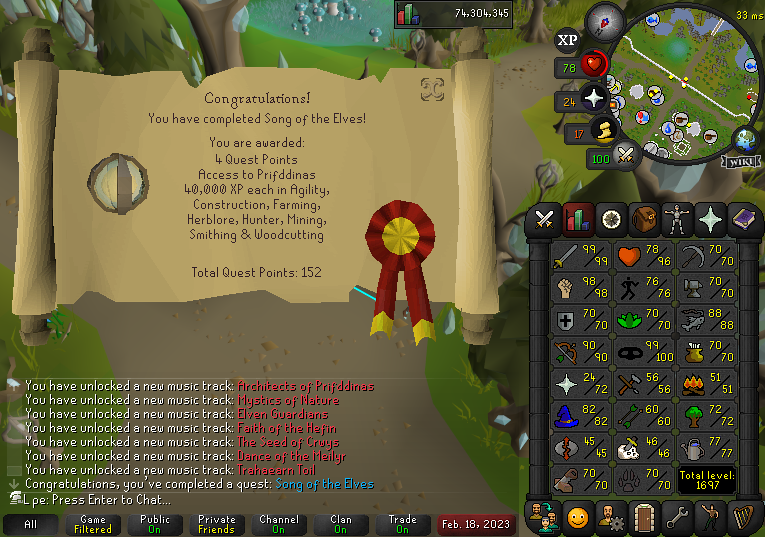 The_Lope's tweet photo. Song of the Elves on the UIM https://t.co/3ZSTq3Cvqo