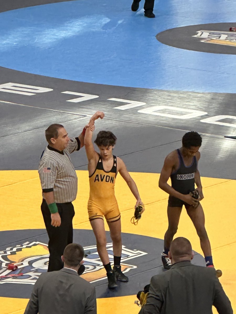 AHS_Thompson's tweet photo. Nate Rioux with another 4-2 victory. Advances to the semifinals tonight. #BigNate https://t.co/FwiRNGipSJ