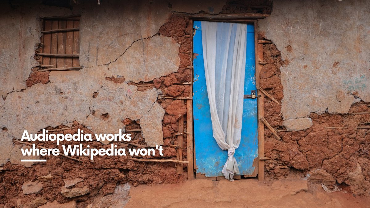 audiopediaorg's tweet image. Knowledge should be accessible to everyone, regardless of literacy or internet access. Audiopedia works where Wikipedia won&apos;t, bringing vital information to the last mile. #AccessibleKnowledge #Audiopedia #Wikipedia