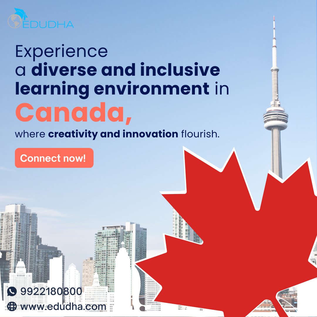 EdudhaEducation's tweet image. Canada has a robust education system and can provide you - 
-Quality Education
-Diverse Course Offerings
-Safety and Stability
-Post-Study Work Opportunities.
#Edudha #InternationalEducation #StudySTEM #CanadaEducation #StudyAbroad #guidance #globaleducation #WorkOppurtunities.