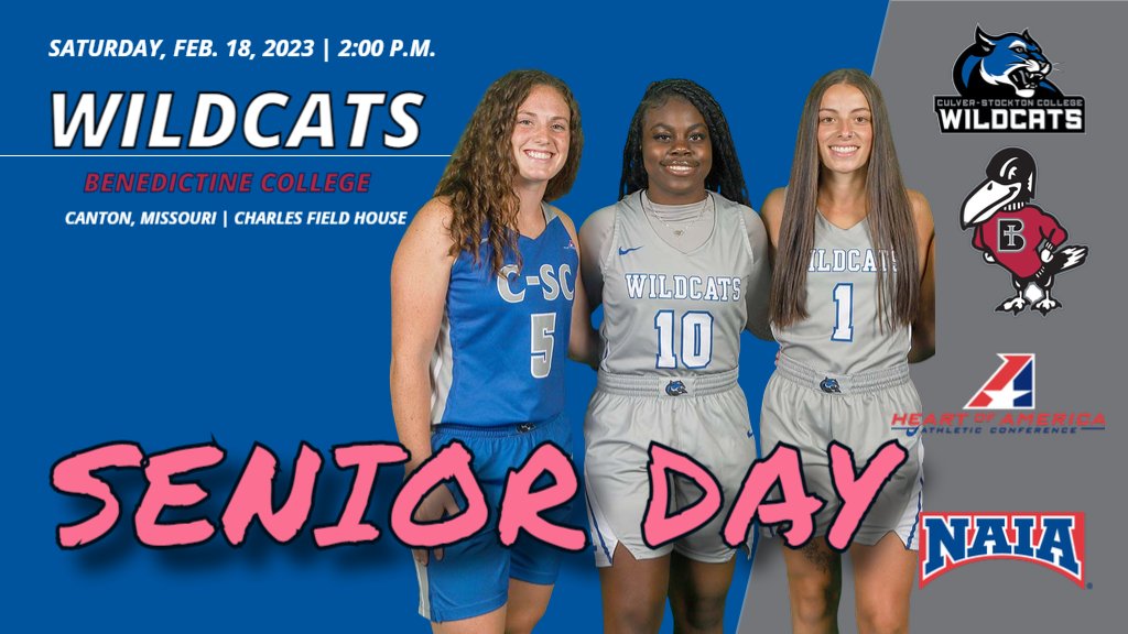 CSCWildcats's tweet photo. W🏀 Senior Day for @CSCWomensBBall 

📍 Canton, Mo. | Charles Field House
🆚 @ravenathletics 
⏰ 2 p.m. 
📹 https://t.co/F3f4mPhXPL 
📊 https://t.co/wGMLj4cuxz

#GoWild | #HeartWBB | #NAIAwbb https://t.co/EAvSVOFn8y