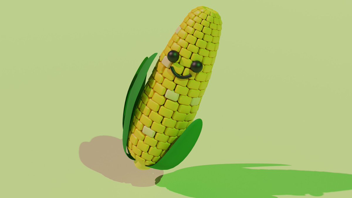mjordan_5's tweet photo. Kawaii Corn
.
Fresh corn in the morning, enjoy!
.
#3d #b3d #blender3d #3dart #3dartist #3dprops #kawaii #kawaii3d #kawaiiart #kawaii3dart #kawaiidoodles #γγγγ #γγγγγ’γΌγ #corn #kawaiicorn #3dfoods #veggies #Foodie #cutecorn #happycorn #cornstalk https://t.co/owAWIKCyKB
