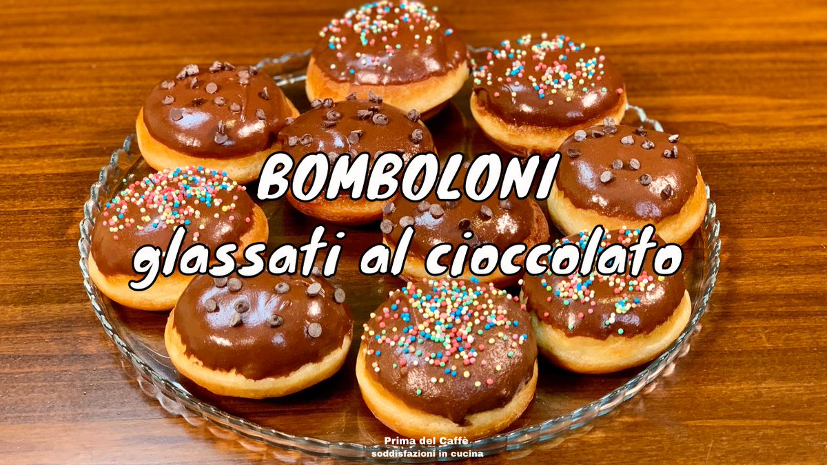 primadelcaffe's tweet image. #ricetta dei #bomboloni glassati al cioccolato youtu.be/JuKKvXtB8tY