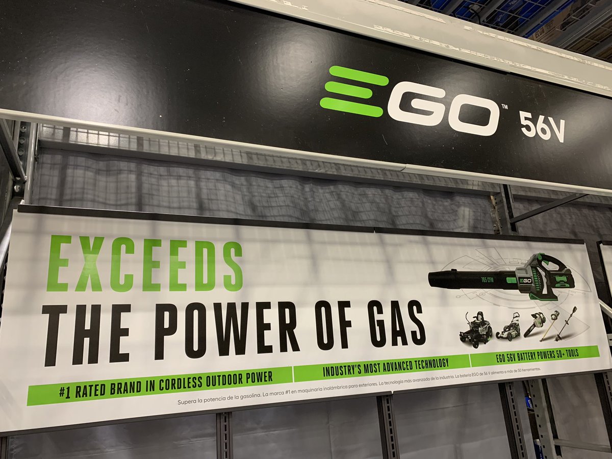 Join us this morning at Flemington Lowe’s from 10am - 1pm for our WEEKENDing at Lowe’s workshop! Come learn about Ego Products and Demo some cool new stuff! @LowesFlemington @WileyLorena @LowesRegion7