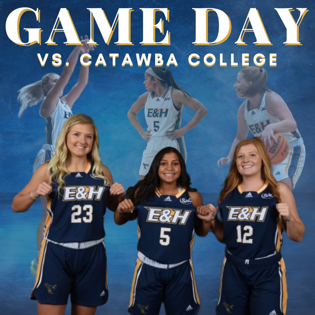 GAME DAY vs. Catawba College in the King Center 🏀🐝

Come show your support to these three hoopers on Senior Day for our last home game of the season! 

🗓️: Feb. 18th
📍: Emory, VA
⏰: 2:00 pm
🆚: Catawba College 
📺: FloSports
📻: 90.7 FM