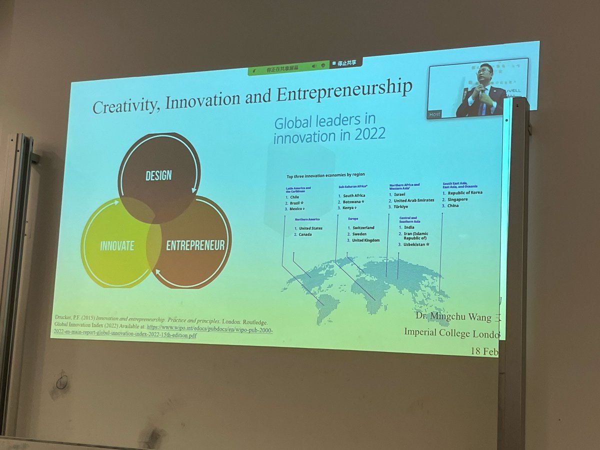 mingchu_wang's tweet photo. Great to deliver a presentation at the @imperialcollege on International Knowledge Transfer via Entrepreneurship @UniofGreenwich https://t.co/E0CBoAZvcz