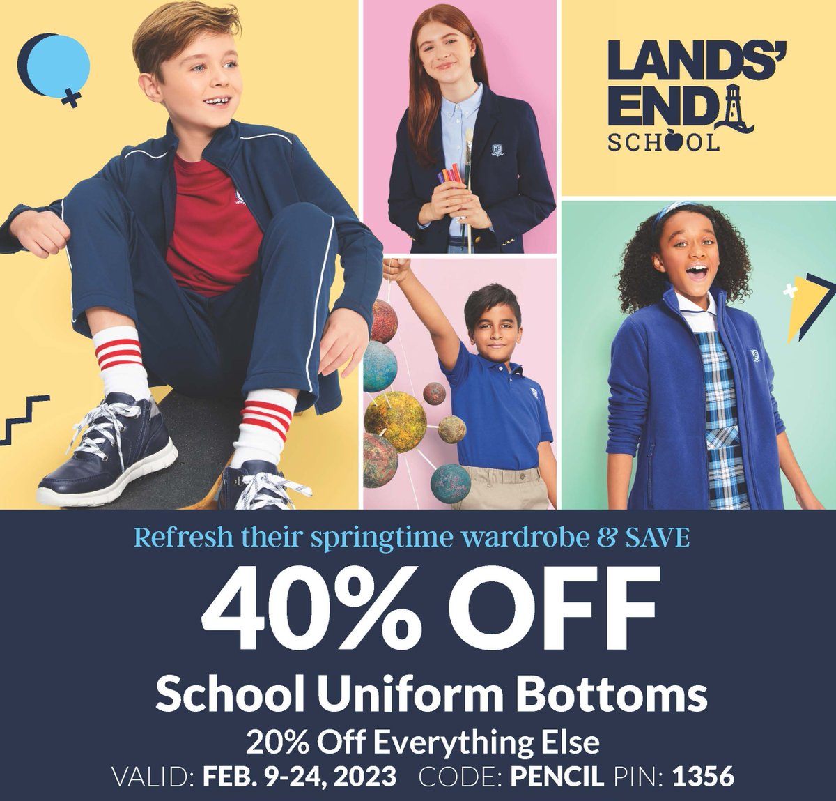 PHCSPanthers's tweet photo. Just a few days left to get your spring school uniforms - on sale!  #PHCS #BeAPanther #Spring https://t.co/Hg5Y3KAO02