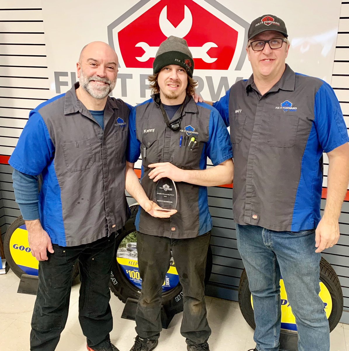 FIFMinistryFM's tweet image. We want to proudly acknowledge yet another volunteer that has been with us since the very beginning!  We want to congratulate Kenny Heimdahl as recipient of our 2nd 2022 “Steadfast Unwavering” award! 

Thank you Kenny! 

God’s Blessings! 

Fix It Forward Ministry.  Drive To Serve