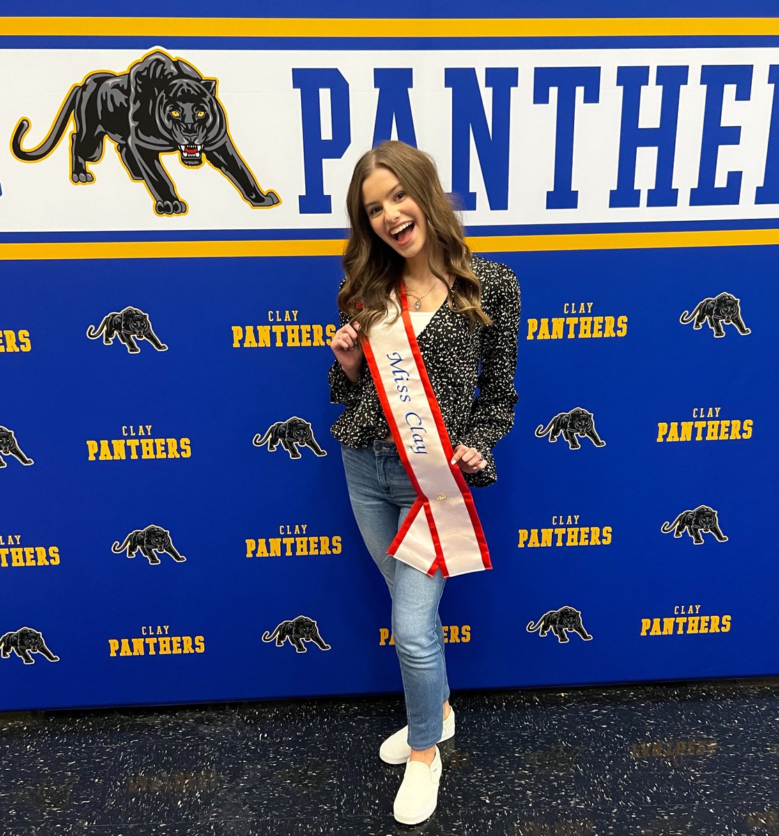 claylocalsd's tweet photo. Congratulations to Mallory Cassidy!  Mallory was selected by her peers to represent Clay High School as Miss Clay 2023 in the annual River Days' pageant and festivities. Congrats and best wishes! https://t.co/p91Z7bFgAu