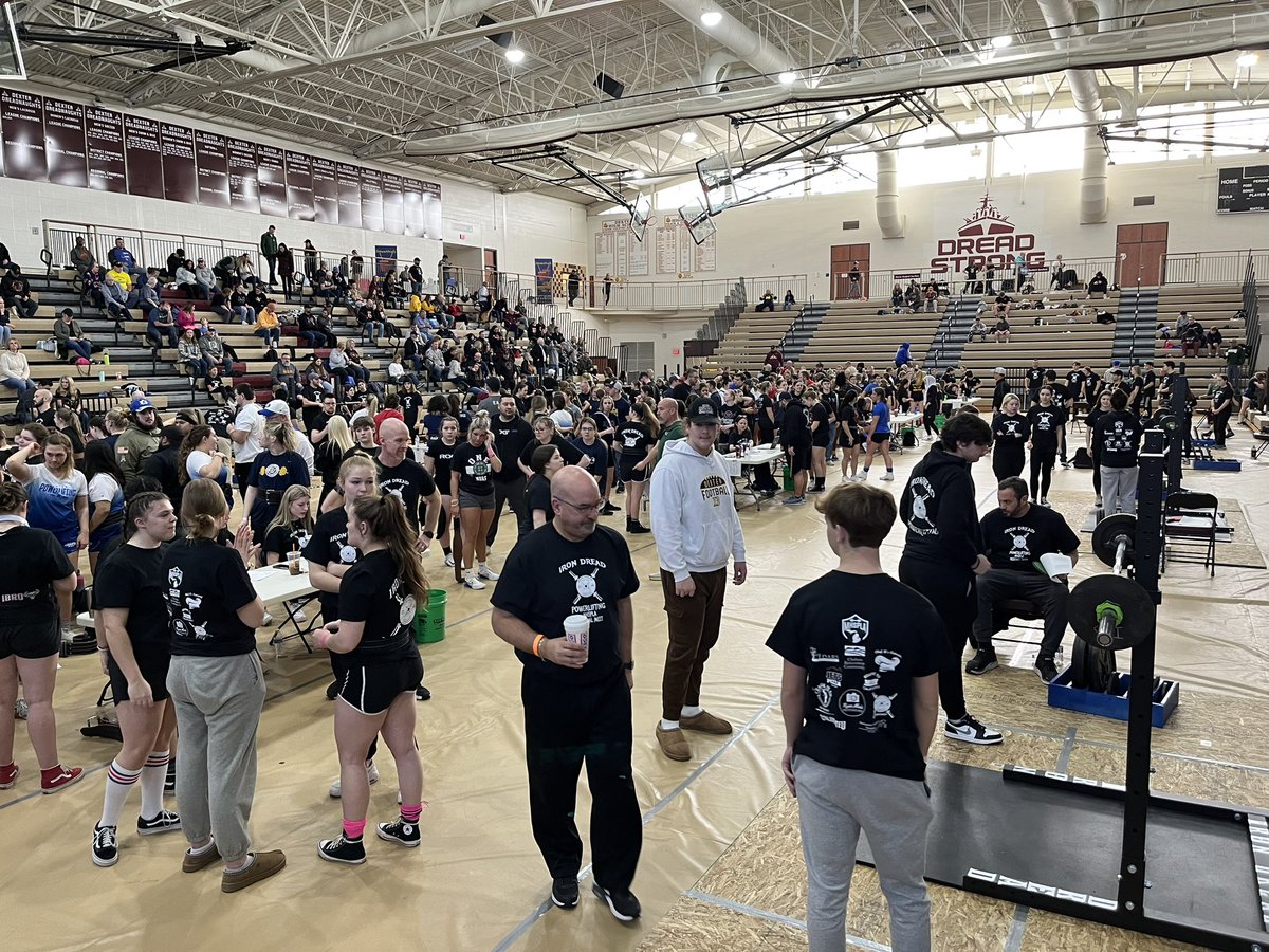 Kevin Creech (@kevincreech13) on Twitter photo Dexter Powerlifting meet. Packed house! <a href="/SunTimesSports/">SunTimesNews Sports</a> <a href="/MichHSsports/">Michigan HS Sports</a> <a href="/DreadStrong/">Dexter Athletics</a> <a href="/ellisdrew/">Drew Ellis</a> <a href="/MLiveSports/">MLive Sports</a> <a href="/MIHSPLA/">MHSPLA</a> <a href="/welovedextermi/">We Love Dexter</a> <a href="/statechampsmich/">STATE CHAMPS! Michigan</a> <a href="/MHSAA/">MHSAA</a> <a href="/irondread_sc/">Irondread_sc</a> <a href="/coach_whittaker/">Chris Whittaker CSCS</a> Dexter Powerlifting meet. Packed house! <a href="/SunTimesSports/">SunTimesNews Sports</a> <a href="/MichHSsports/">Michigan HS Sports</a> <a href="/DreadStrong/">Dexter Athletics</a> <a href="/ellisdrew/">Drew Ellis</a> <a href="/MLiveSports/">MLive Sports</a> <a href="/MIHSPLA/">MHSPLA</a> <a href="/welovedextermi/">We Love Dexter</a> <a href="/statechampsmich/">STATE CHAMPS! Michigan</a> <a href="/MHSAA/">MHSAA</a> <a href="/irondread_sc/">Irondread_sc</a> <a href="/coach_whittaker/">Chris Whittaker CSCS</a>