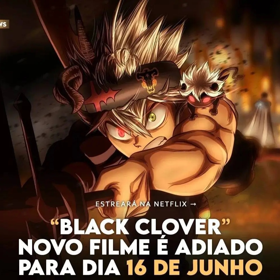 VitorMestreRey's tweet photo. Bom dia galerinha, ADIADO o filme de Black Clover para dia 16/06/2023! #anime #blackclover #filmeblackclover #reimago https://t.co/QFZJrZI9GR