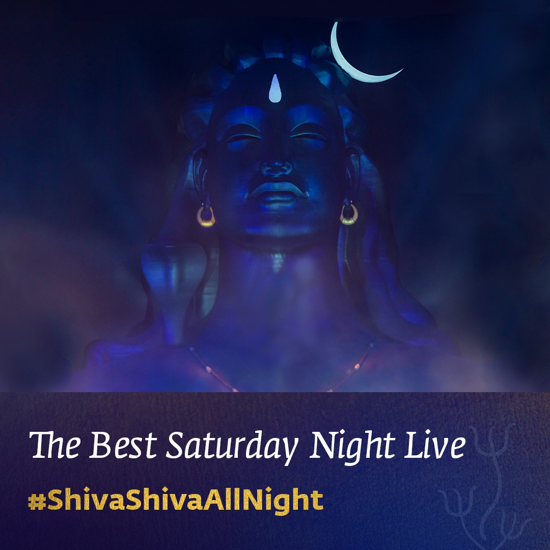 ishafoundation's tweet photo. On this auspicious night of Mahashivratri, hope you are staying connected with us! Keep celebrating, keep tweeting, #ShivaShivaAllNight https://t.co/znUBzaHT0b