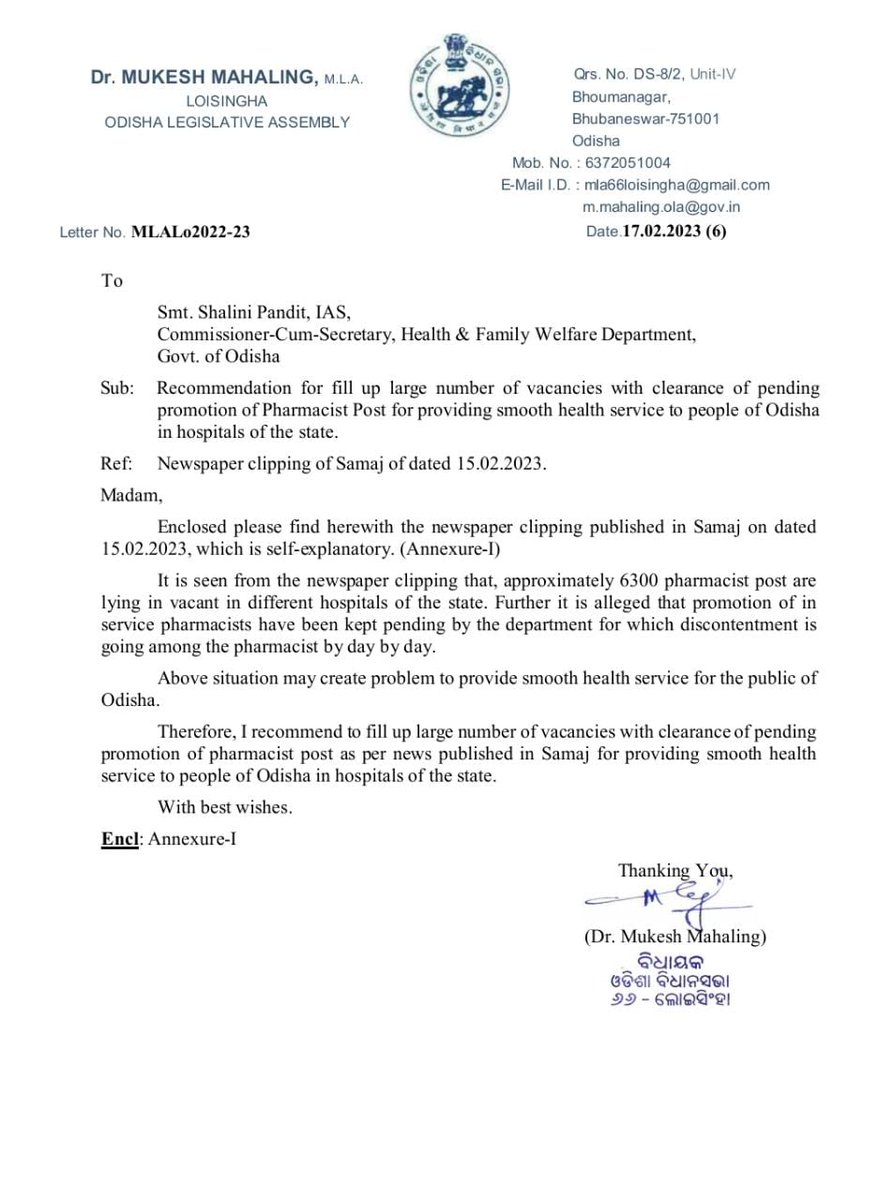 Dr. Mukesh Mahaling tweet media