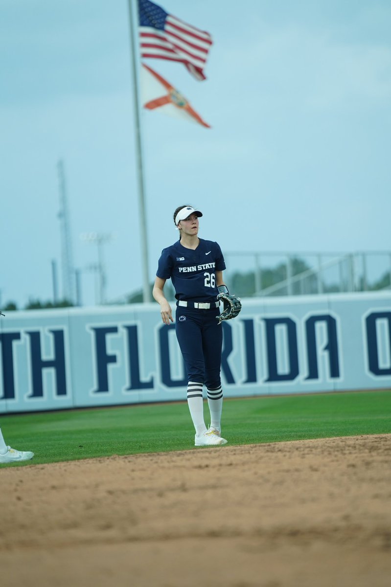 T 3: Liana Jones with another hit to start the inning. She’s 3-9 this weekend with a home run and four RBI’s 

#WeAre