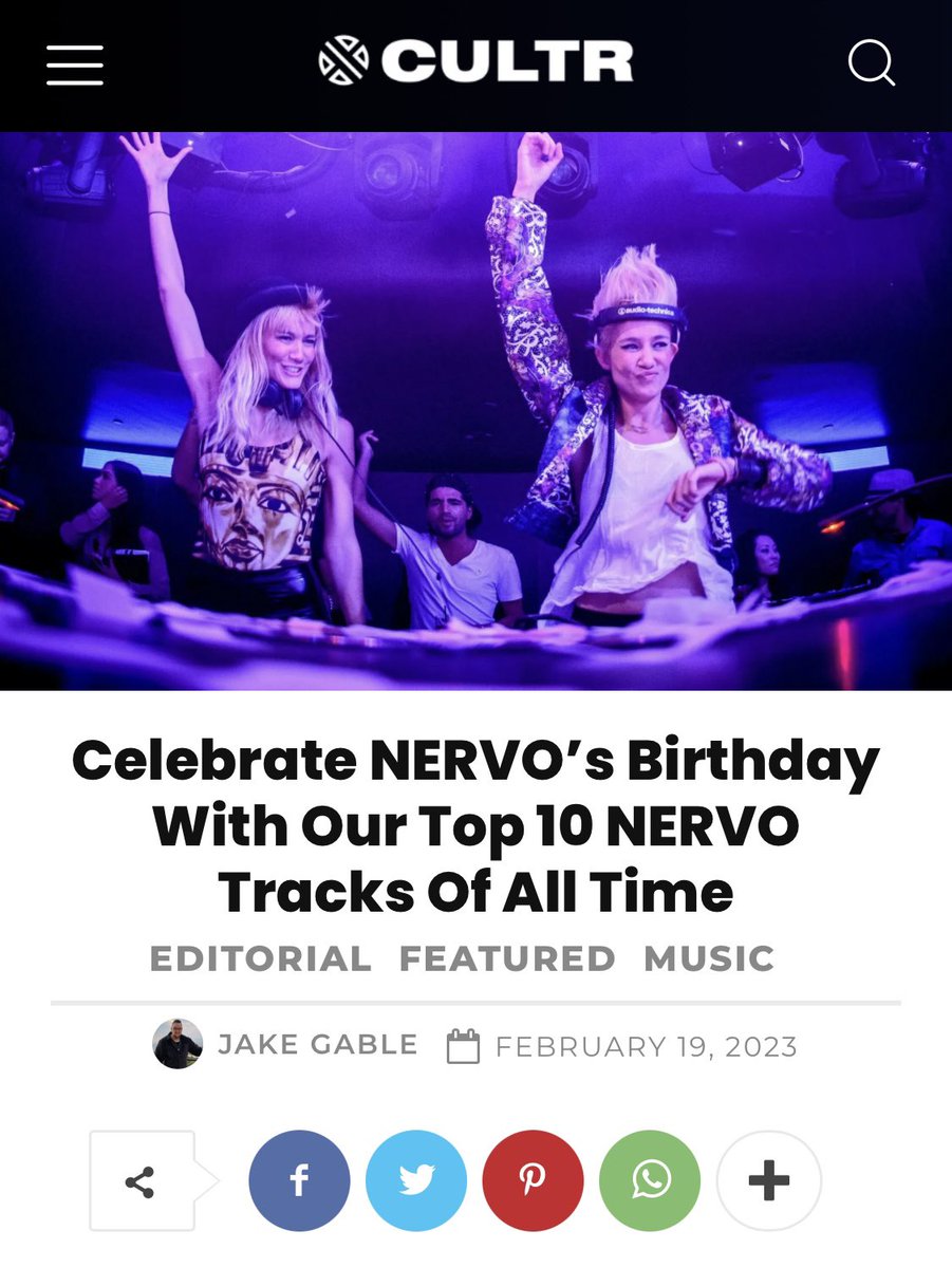👑 Two Queens. Ten Tunes. 🎈 
🎂 Happy Birthday <a href="/nervomusic/">NERVO</a>! 

cultr.com/news/nervo-bir…