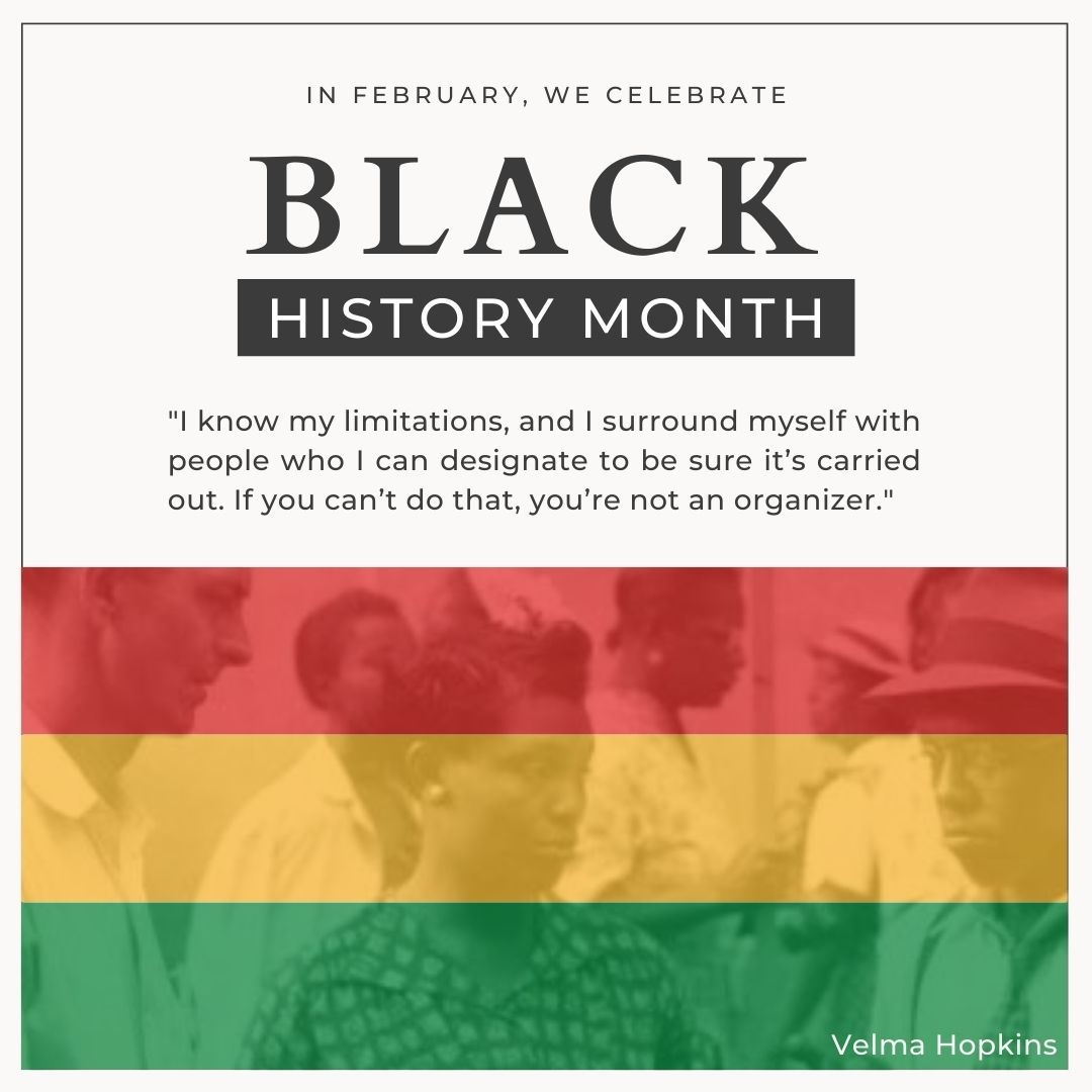TWULocal100's tweet photo. Hopkins fought hard to bring equity to African American communities and women in the workforce. That is the fight we will continue to stand behind. 
------------

#BlackHistory #BlackKnowledge #Local100 https://t.co/zcbS0k3Jyd