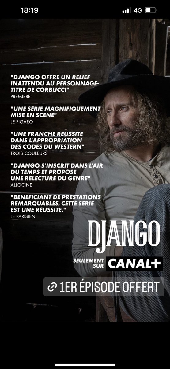 🎥 Finally #Django 🔥 

#MatthiasSchoenaerts, #LisaVicari, #NicholasPinnock & #NoomiRapace