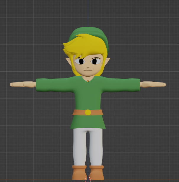 Nebby__B's tweet image. #Blender3d #LegendOfZelda #ToonLink
Decided To attempt to make a toon link from windwaker