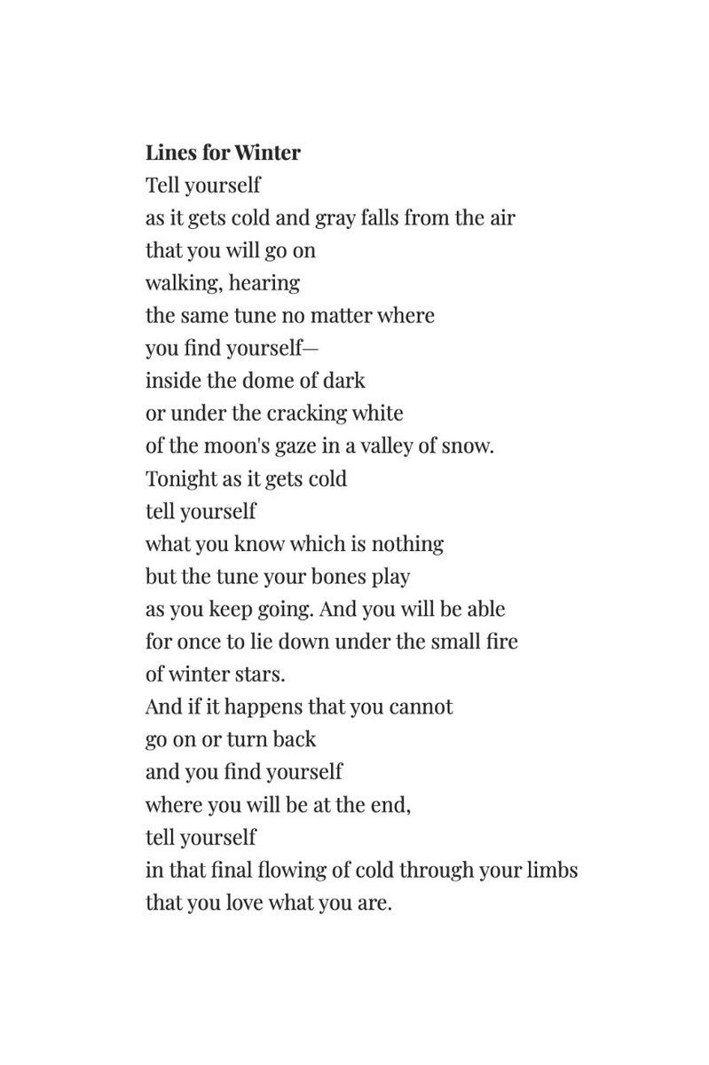 ReginaRosenfeld's tweet photo. One of my favorite Mark Strand poems 🤍 https://t.co/utnOxpEoNL