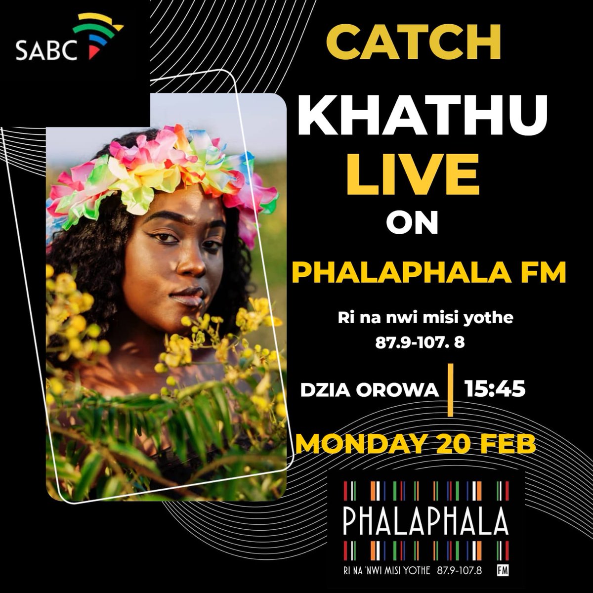 LavhutanuLLS's tweet photo. Catch me LIVE on Phalaphala FM on Monday 15:45💯🇿🇦🌍          #MUDIFHO   #DIV101EP  🔥🔥🔥🔥.. https://t.co/IPcpx2zuGo