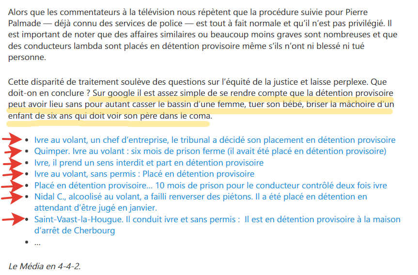DubreuilhMarcel's tweet photo. Sur google il est assez simple de se rendre compte que la détention provisoire peut avoir lieu sans pour autant casser le bassin d’une femme, tuer son bébé, briser la mâchoire d’un enfant de 6 ans qui doit voir son père dans le coma
#Palmade #PierrePalmade
https://t.co/m0M2RYQ3Hy https://t.co/lrI9SPyTkP