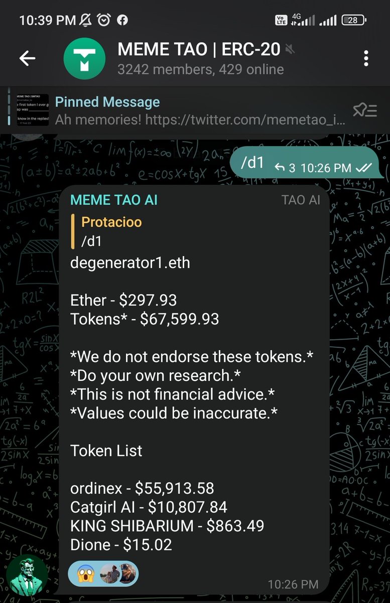 protaciopilapil's tweet photo. $MTAO Daoshi Degenerator1 just made 60k$ in one week. How awesome is that. More rewards for stakers!
Money printing money 😎
#MTAO #Daoshi https://t.co/qim6afUW98