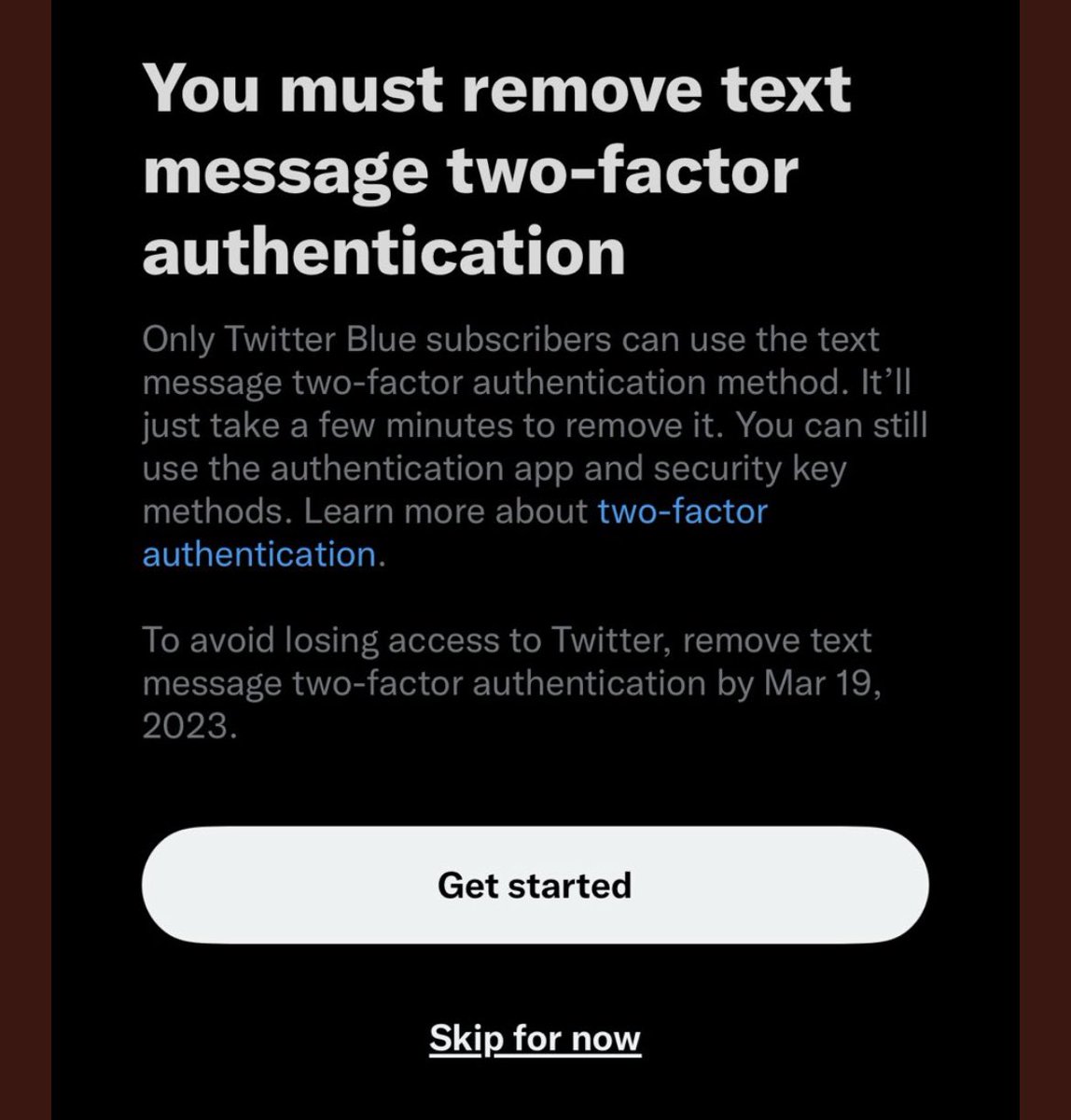 JakeSucky's tweet photo. This gotta be the stupidest thing

Just tryna inconvenience people to force Twitter Blue 👎🏻 https://t.co/vtDoSFjsnz