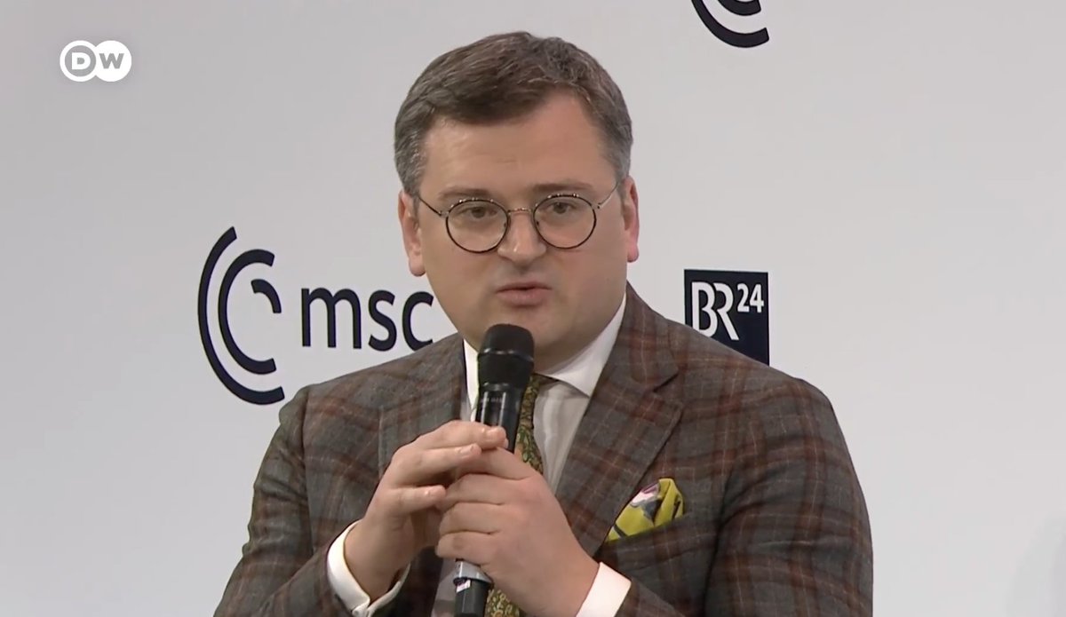 Kuleba at #msc23 

- As long as Putin is in power, we will be in trouble
- Ukraine is his personal obsession