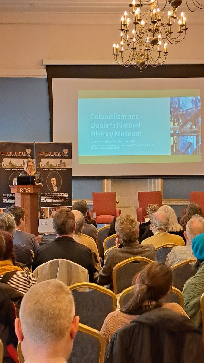 RobertBoyleFRS's tweet photo. Our final talk of the 2023 Winter School hosted by Dr Sherra Murphy discussing Colonialism in @NMINHDublin #RBWS 

@TheRDS @CalmastWIT @scienceirel https://t.co/ijgKRIcROK