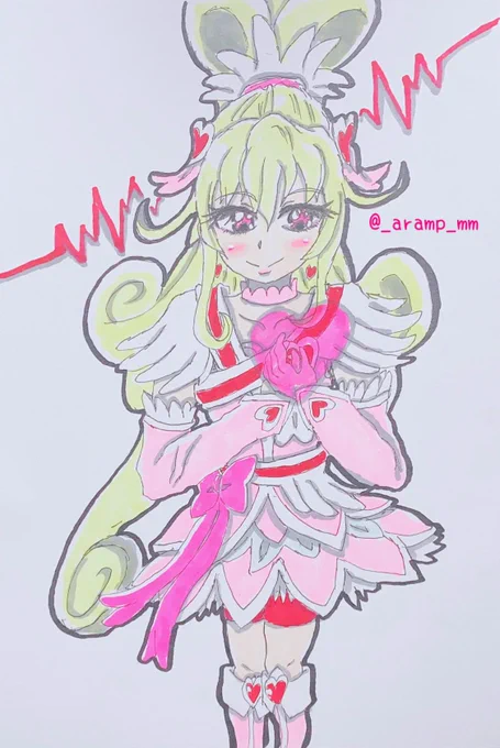 見てもやらなくていいです笑初投稿→(1年目→2年目→)3年目の今の絵 #見た絵師さん強制初投稿の絵と今の絵を比べる 
