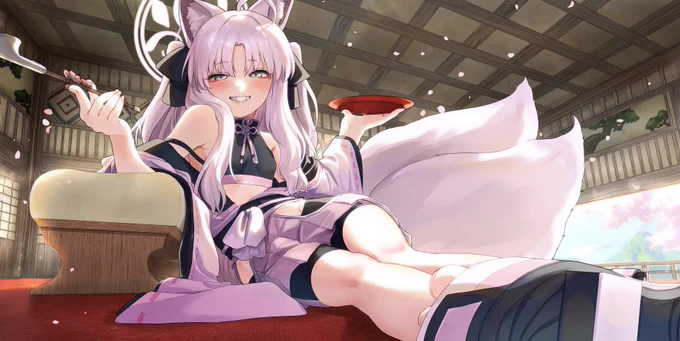 ブルアカ、クズノハさん待ってます… 