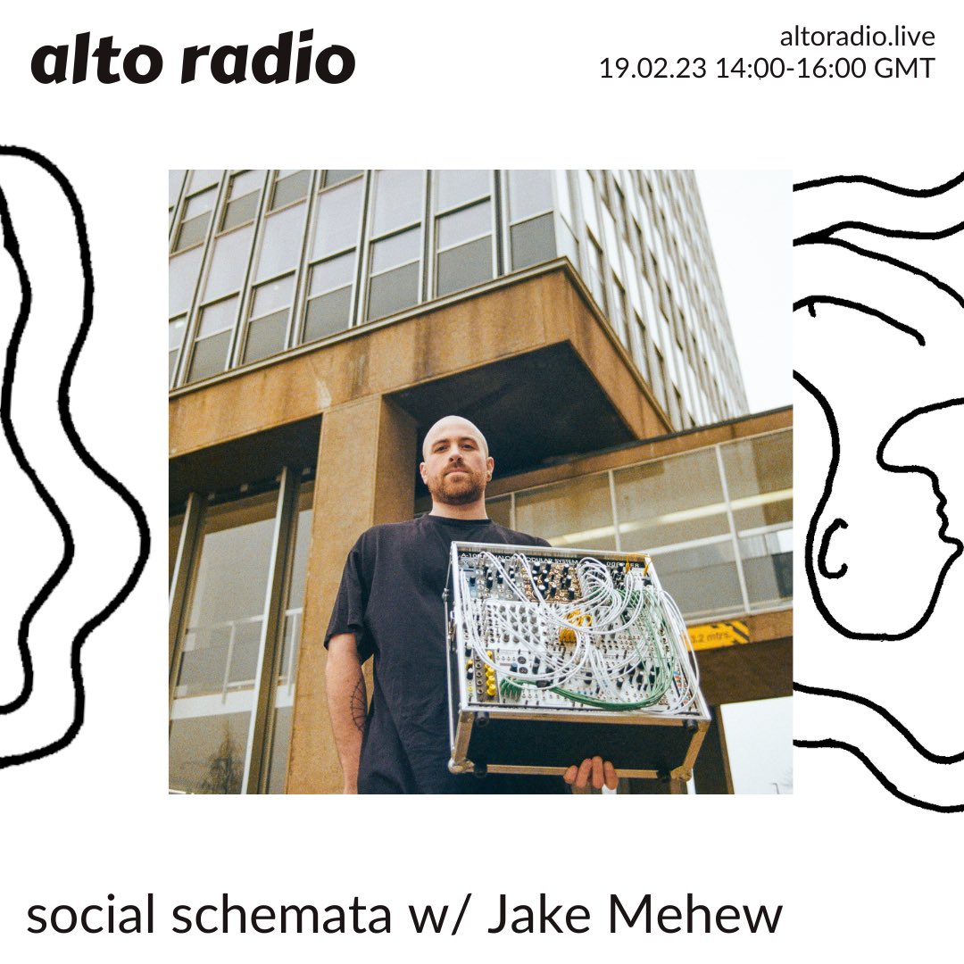 socialschemata's tweet photo. leeds based musician Jake Mehew providing a window into his musical world on https://t.co/hx8hBbzP4g tomorrow 19/02/23 (14:00-16:00). his track ‘dystopia’ appears on @polytyperecords forthcoming v/a comp. check ! check ! if u pls ✨#jakemehew #socialschemata #polytyperecords https://t.co/hflg8U3OYM