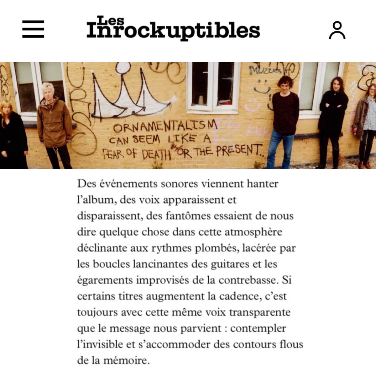 IndexMusik's tweet image. Some reviews from yesterday, thanks @lesinrocks @louderthanwar @brooklynvegan @allmusic