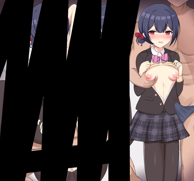 明日これの黒塗り無し版を投稿したいと思ってますのでよろしくお願いします!衣装差分や完堕ち差分も作ってます! 