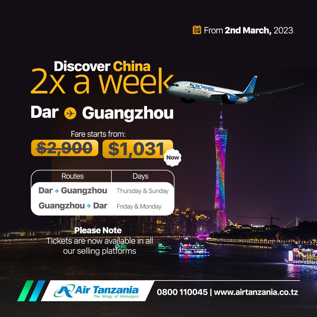 Air Tanzania tweet media