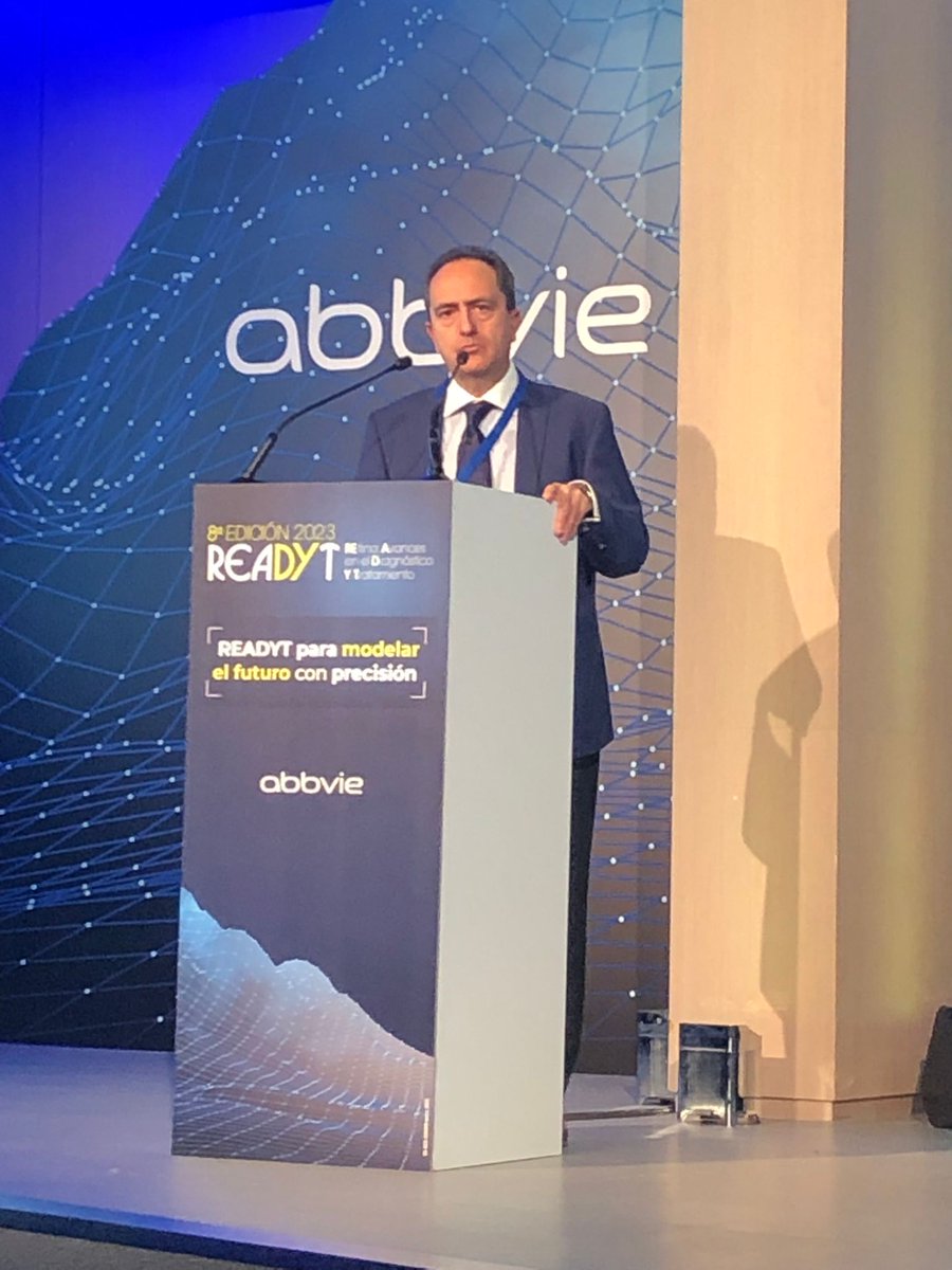 javierascaso's tweet photo. Agradecer a @AbbVie_ES su amable invitación a moderar la mesa redonda sobre #EdemaMacular diabético durante la 8 edición de #Readyt, celebrada en Madrid ante 400 participantes. Fue un placer coincidir con grandes expertos y amigos @medicoszaragoza @RetinaSERV @OftalmologiaSEO https://t.co/MTPgKfSHIg