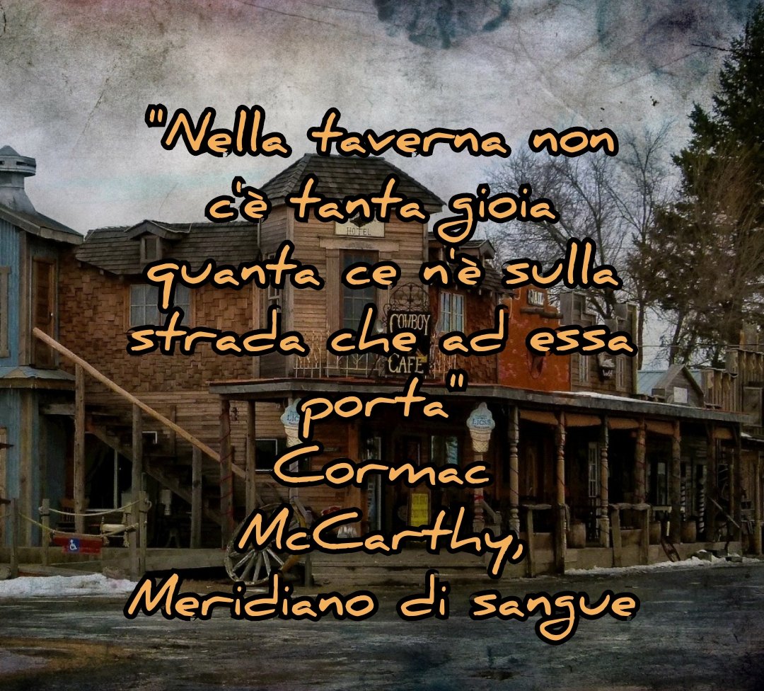 giriboneluca's tweet photo. Questo pensiero leopardiano da McCarthy non me l'aspettavo ;-)
È meglio la festa o l'attesa del dì di festa?
#citazioni
#quotes
#blogletterario #lucagiribonescrittore
#linx
#tryte
#newyork1941forse
#selene
#manicomioabbandonato
#urbex
#cormacmccarthy
#meridianodisangue https://t.co/jIgVrRfFeX