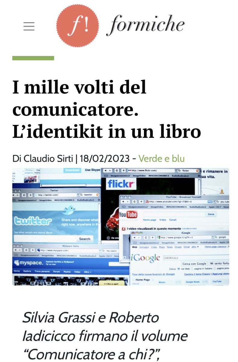 SilvyGrassi's tweet photo. I 1000 volti del #comunicatore Pirandellianamente parlando: uno, nessuno, centomila 💯
L'identikit in un libro 📚 #comunicatoreachi ❓#guidaeditori
è in libreria! 📌recensione e info su ➡️ https://t.co/m9WoNFByQO https://t.co/a3NAxEfurB