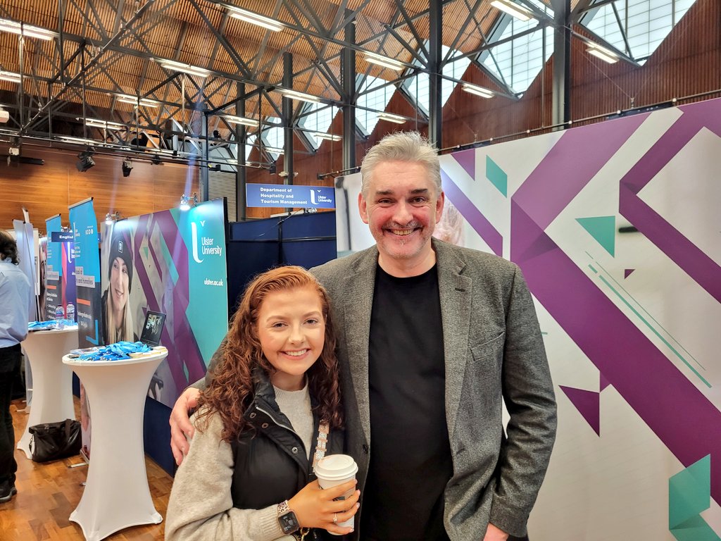 PeterBolan's tweet photo. Huge thanks to our current #ITTM student @GeorgiaCalderw1 sharing her experience of the #international  #tourism degree @UlsterBizSchool #Coleraine &amp; her fantastic #industry #placement experience @GCausewayNT with our prospective students today #creativity #innovation @UlsterUni https://t.co/fRMupkm3wv