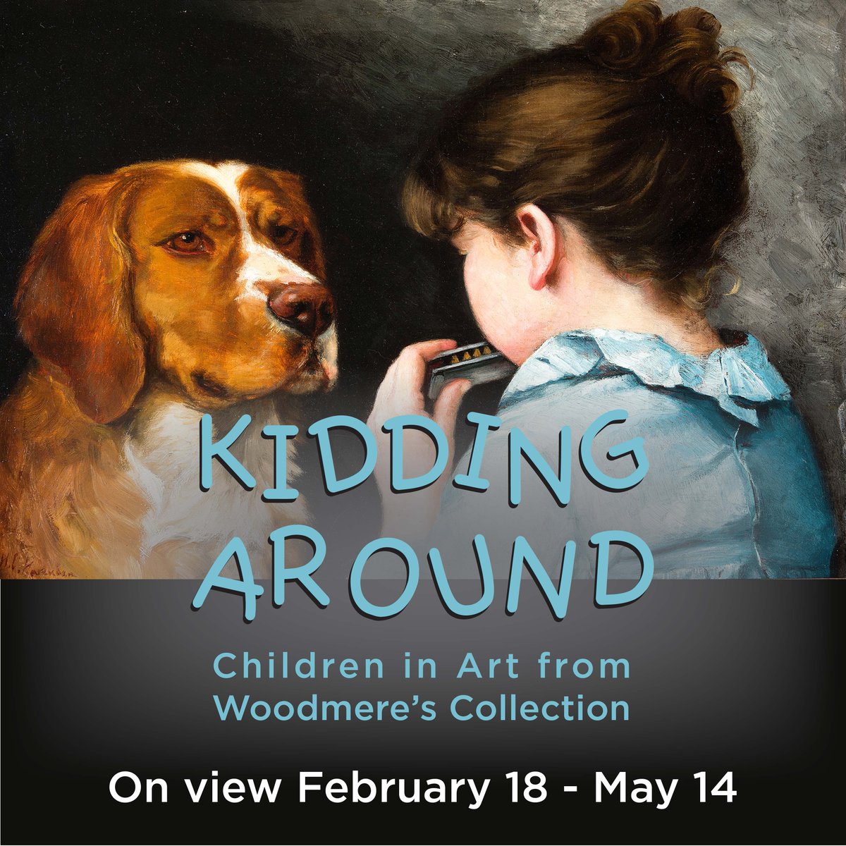 WoodmereArt's tweet photo. “Kidding Around: Children in Art from Woodmere's Collection” OPENS TODAY!

#kiddingaround #woodmereart #chestnuthillpa #phillymuseum #visitphilly #visitpa @ChestnutHillPA  @visitphilly https://t.co/QV76wfseph