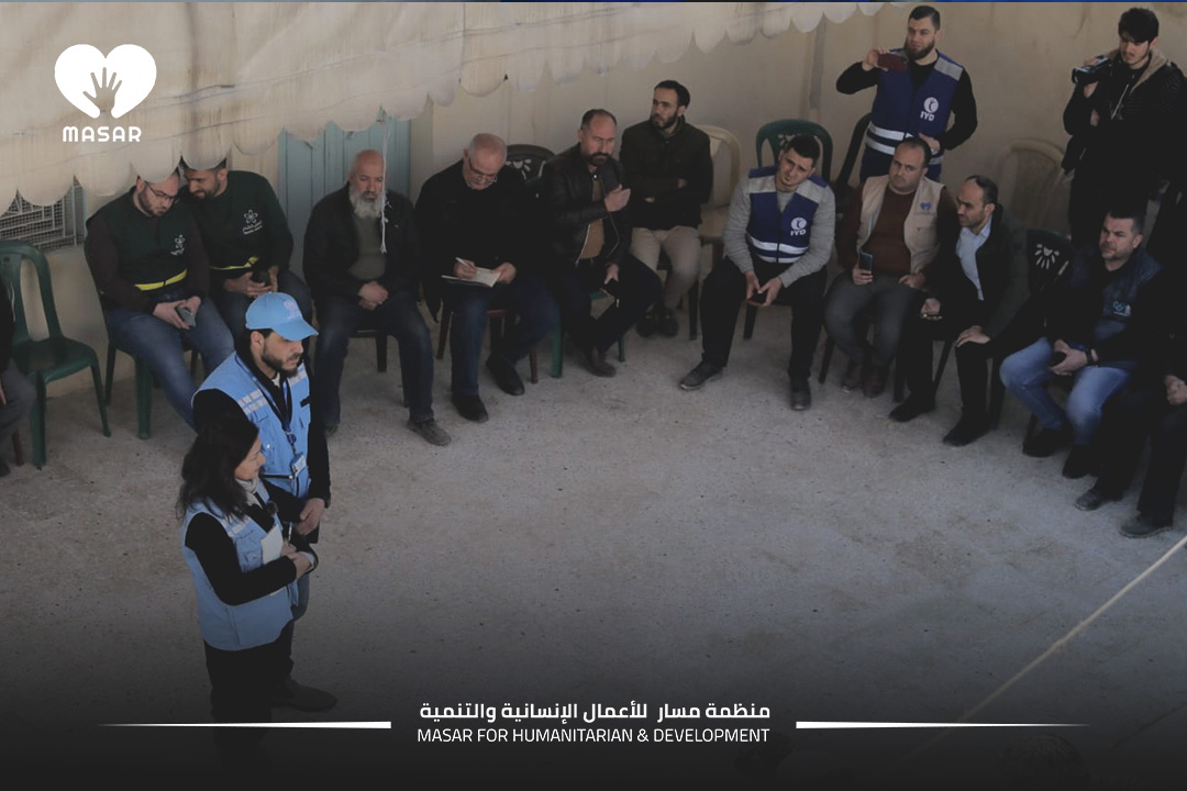 masarsyria's tweet photo. which included a team from UNICEF and LNGOs, the team presented the most important emergency interventions and response as well as direct damages from the earthquake in funded health projects.
#MASAR_HD ... We Are Ready To Serve.
#زلزال #الشمال_السوري
#syria #turkey #earthquake https://t.co/uxu7MyRGrc